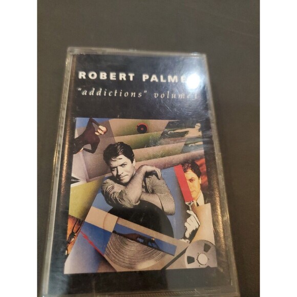 Other - ROBERT PALMER: ADDICTIONS VOL 1, 1989, Rock,Greatest Hits Cassette Vintage Tape
